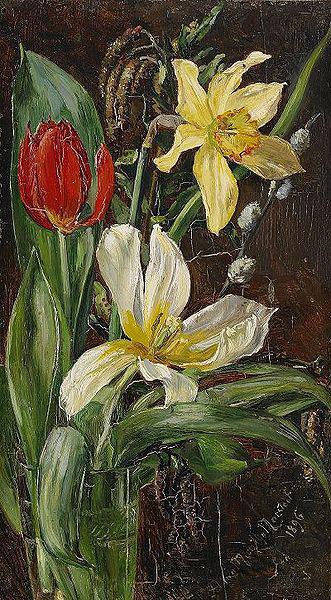 Anna Munthe-Norstedt Still Life with Flowers Sweden oil painting art